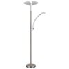 Tirana Plafonnier Luminaires Globo Lighting LED Chrome, Nickel mat, 1 lumière