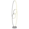 Spira Lampadaire Luminaires Globo Lighting LED Argenté, 1 lumière