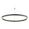 Grenvix Suspension Luminaires Globo Lighting LED Noir, 1 lumière