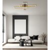 Dakari Plafonnier Luminaires Globo Lighting LED Noir, 1 lumière