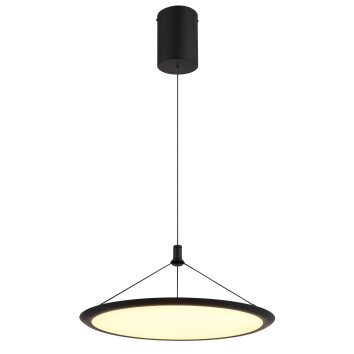 Suna Suspension Luminaires Globo Lighting LED Noir, 1 lumière