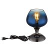 Maxy Lampe à poser Luminaires Globo Lighting Chrome, Noir, 1 lumière