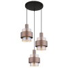 Milley Suspension Luminaires Globo Lighting Noir, 3 lumières