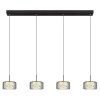 Fogsy Suspension Luminaires Globo Lighting LED Noir, 1 lumière