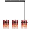 Gorley Suspension Luminaires Globo Lighting Noir, 3 lumières