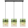 Gorley Suspension Luminaires Globo Lighting Noir, 3 lumières