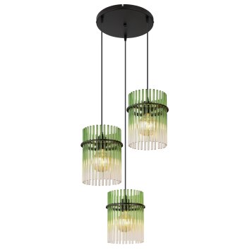 Gorley Suspension Luminaires Globo Lighting Noir, 3 lumières