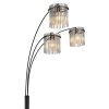 Gorley Lampadaire Luminaires Globo Lighting Noir, 3 lumières