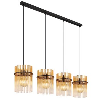 Gorley Suspension Luminaires Globo Lighting Noir, 4 lumières