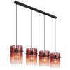 Gorley Suspension Luminaires Globo Lighting Noir, 4 lumières