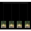 Gorley Suspension Luminaires Globo Lighting Noir, 4 lumières