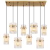 Gorley Suspension Luminaires Globo Lighting Or, 8 lumières