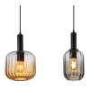 Valletta Suspension Luminaires Globo Lighting Noir, 4 lumières