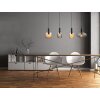 Valletta Suspension Luminaires Globo Lighting Noir, 4 lumières