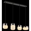 Cristallica Suspension Luminaires Globo Lighting LED Anthracite, 1 lumière