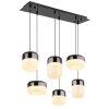 Cristallica Suspension Luminaires Globo Lighting LED Anthracite, 1 lumière