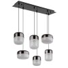 Cristallica Suspension Luminaires Globo Lighting LED Anthracite, 1 lumière