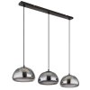 Jella Suspension Luminaires Globo Lighting Noir, 3 lumières