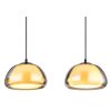 Jella Suspension Luminaires Globo Lighting Noir, 3 lumières