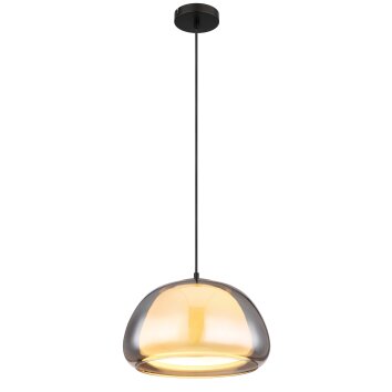 Jella Suspension Luminaires Globo Lighting Noir, 1 lumière