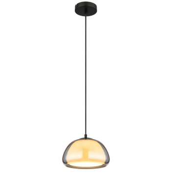 Jella Suspension Luminaires Globo Lighting Noir, 1 lumière