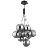 Ballgi Suspension Luminaires Globo Lighting Noir, 9 lumières