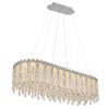 Klunka Suspension Luminaires Globo Lighting LED Chrome, 1 lumière, Télécommandes