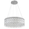 Klunka Suspension Luminaires Globo Lighting LED Chrome, 1 lumière, Télécommandes