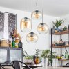 Soutinho Suspension, Boule lumineuse Ambre, Clair, 4 lumières