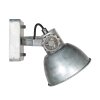 Gearmetal Applique murale, Spot mural Luminaires Steinhauer Argent Oxydé, 1 lumière