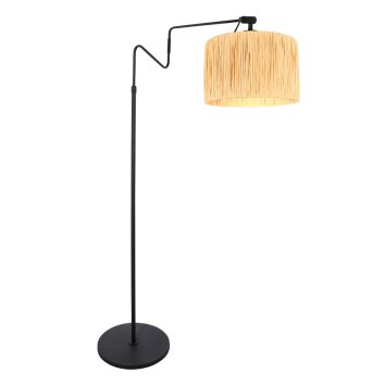 Linstrøm Lampadaire Luminaires Steinhauer Noir, 1 lumière