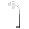 Light Lampadaire Luminaires Steinhauer Noir, 3 lumières