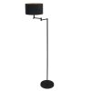 Bella Lampadaire Luminaires Steinhauer Noir, 1 lumière