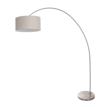 Solva Lampadaire Luminaires Steinhauer Acier brossé, 1 lumière