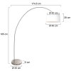 Solva Lampadaire Luminaires Steinhauer Acier brossé, 1 lumière