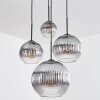 Koyoto Suspension, Boule lumineuse, Suspension Clair, Fumé, 4 lumières