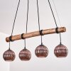 Koyoto Suspension, Boule lumineuse, Suspension Écru, Noir, 4 lumières