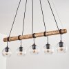 Koyoto Suspension, Boule lumineuse, Suspension Écru, Noir, 5 lumières