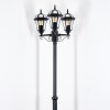 Lavajo Luminaire extérieur, Réverbère, Eclairage de chemin Noir, 3 lumières