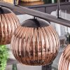 Koyoto Suspension, Boule lumineuse, Suspension Cuivré, 3 lumières