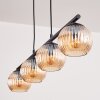 Koyoto Suspension, Boule lumineuse, Suspension Ambre, 4 lumières