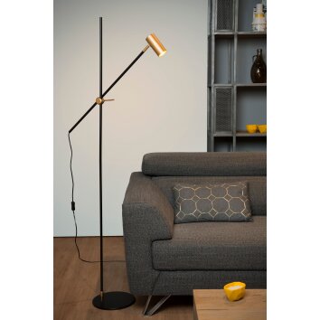 Lampadaire Lucide PHILINE Noir, 1 lumière