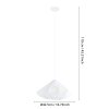 DOLWEN Suspension Luminaires Eglo Blanc, 1 lumière