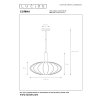 CORINA Suspension Luminaires Lucide Laiton, 1 lumière