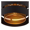 ROSAS Plafonnier Luminaires Lucide Noir, 1 lumière