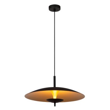 VULCAN Suspension Luminaires Lucide LED Noir, 1 lumière