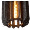 RAFAL Suspension Luminaires Lucide Noir, 1 lumière