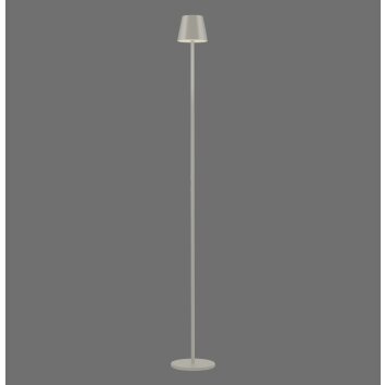 EURIA Lampadaire Luminaires Leuchten Direkt LED Gris, 1 lumière