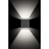 Fischeck Luminaire Up & Down, Applique murale Luminaires LCD LED Anthracite, 2 lumières