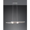 ALBANY Suspension Luminaires Trio LED Nickel mat, 1 lumière, Télécommandes